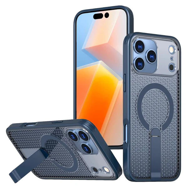 Mesh MagSafe Case With Kickstand For iPhone