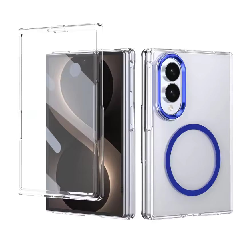 GlassFront ColorBorder Case For Samsung Fold