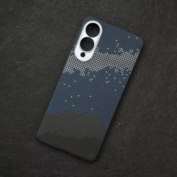Colour Magnetic Carbon Fiber Case For Samsung Edge