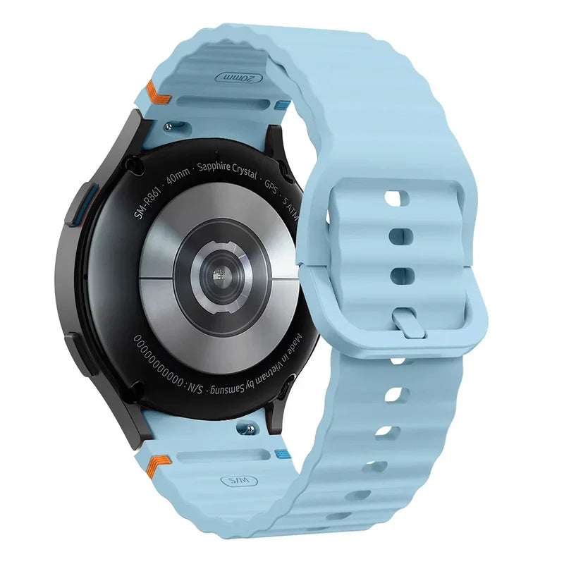 Color Silicone Sport Band For Samsung Watch
