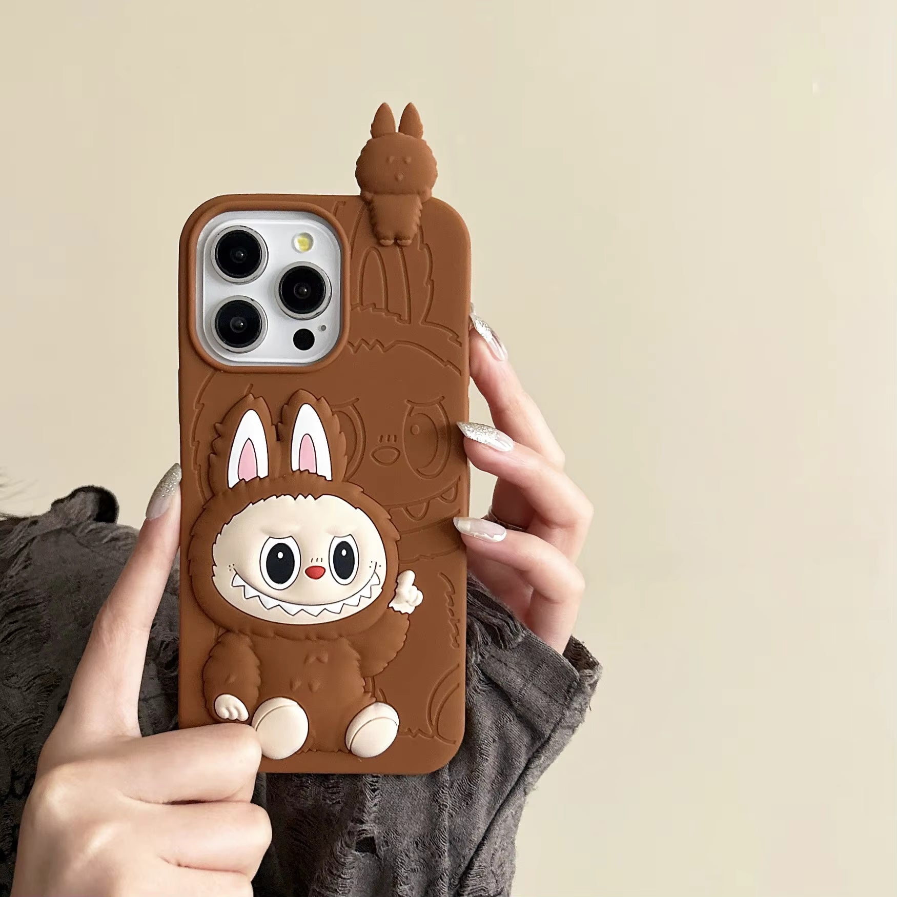 Labubu Cartoon Case For iPhone