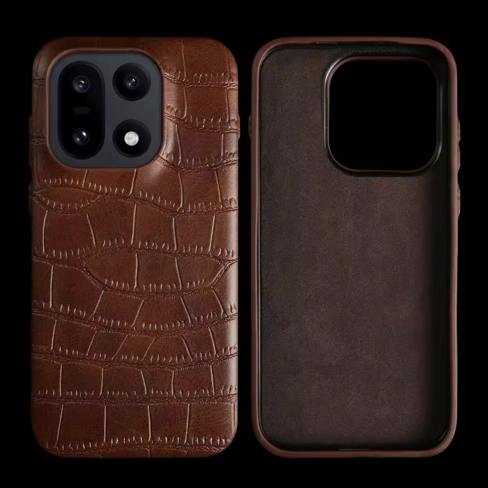 CrocPattern Artificial Leather Case For OnePlus