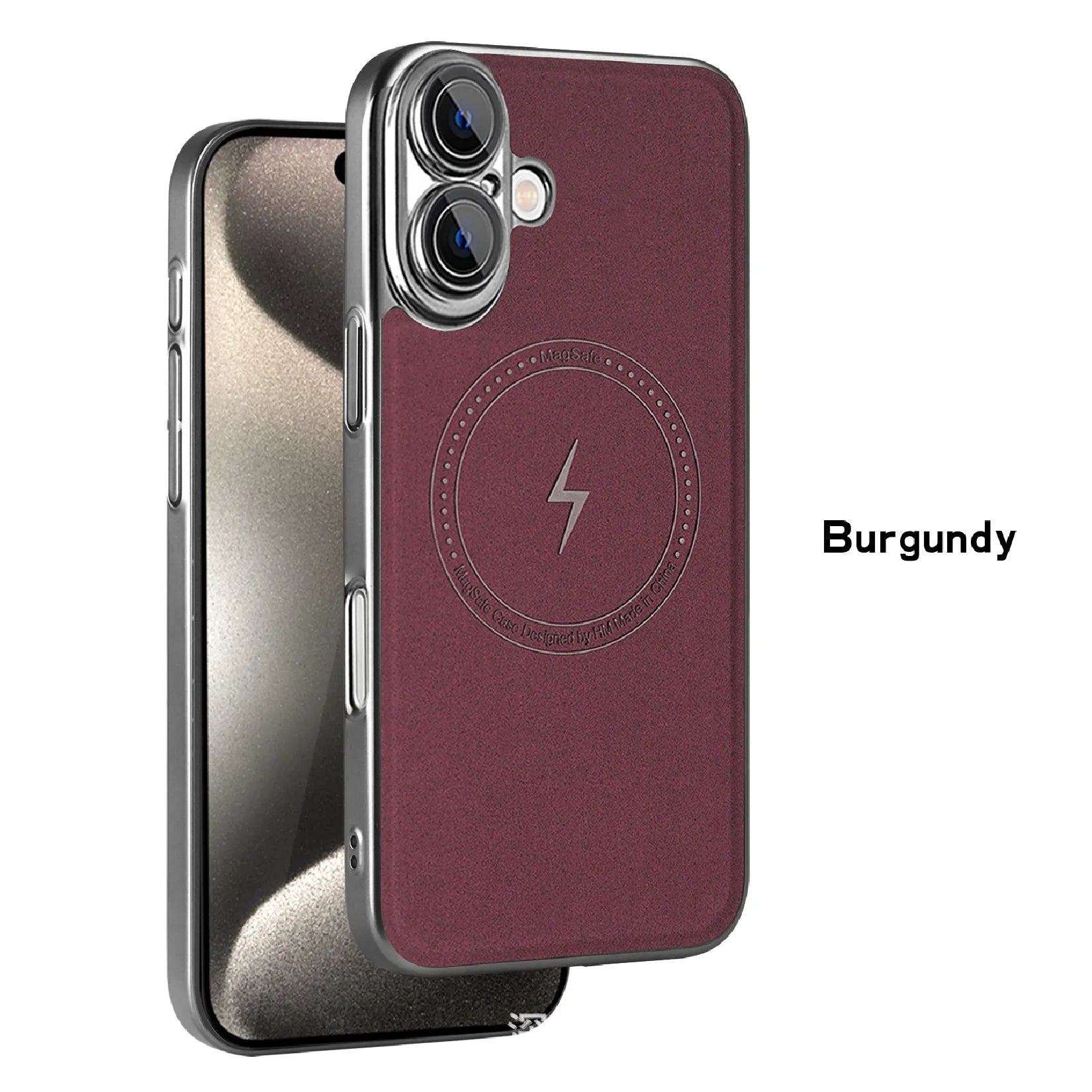 Lightning Leather Magnetic Case For iPhone