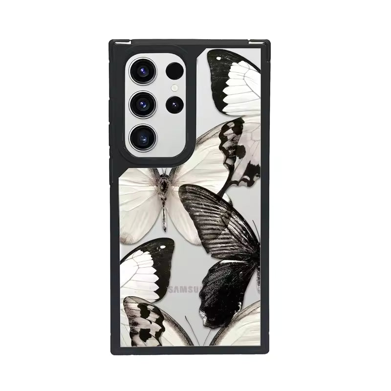 Noir Botanica Transparent Case For Samsung