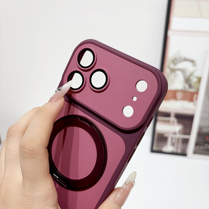 Camera Protection Ringstand Phone Case for iPhone