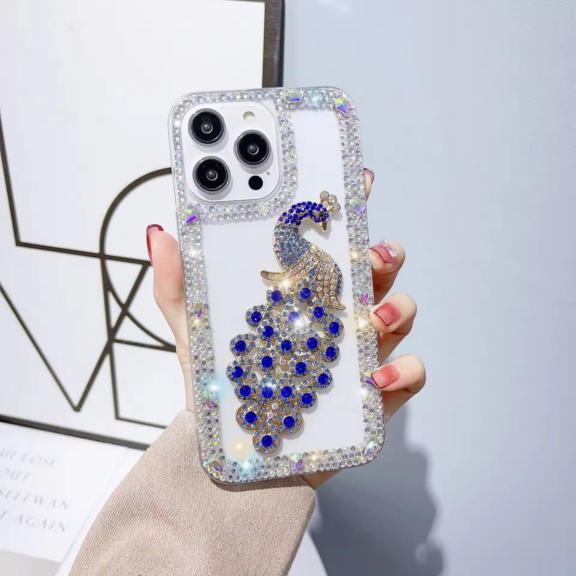 ColorDiamond Peacock Case For iPhone