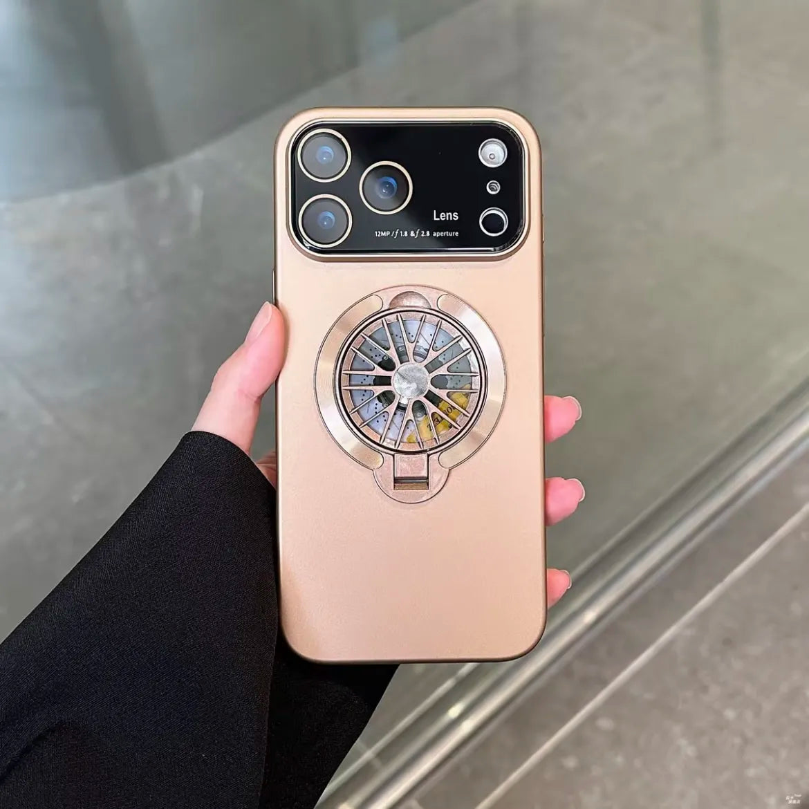 Rotating Wheel Stand Case For iPhone