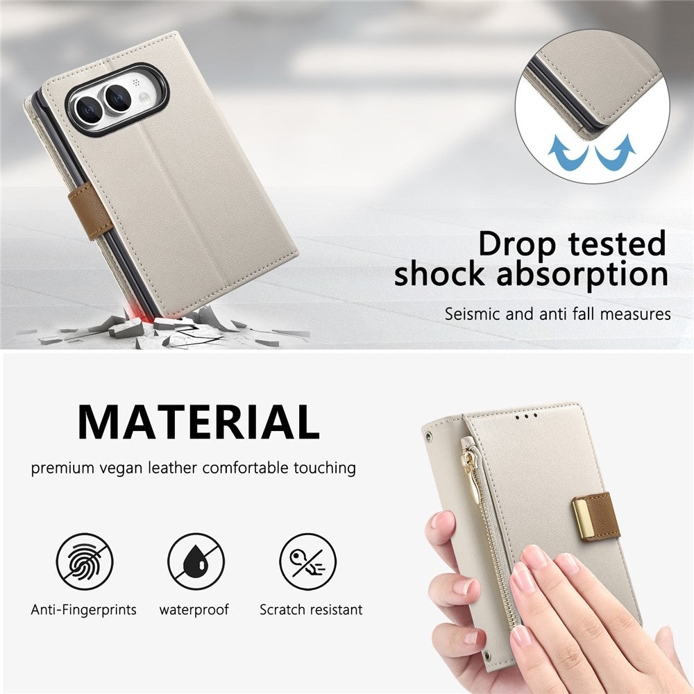 All-in-One Folio Leather Phone Case for iPhone Duo