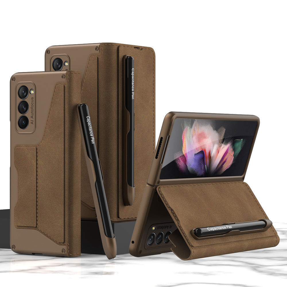 FlipArmor Leather Case For Samsung Fold