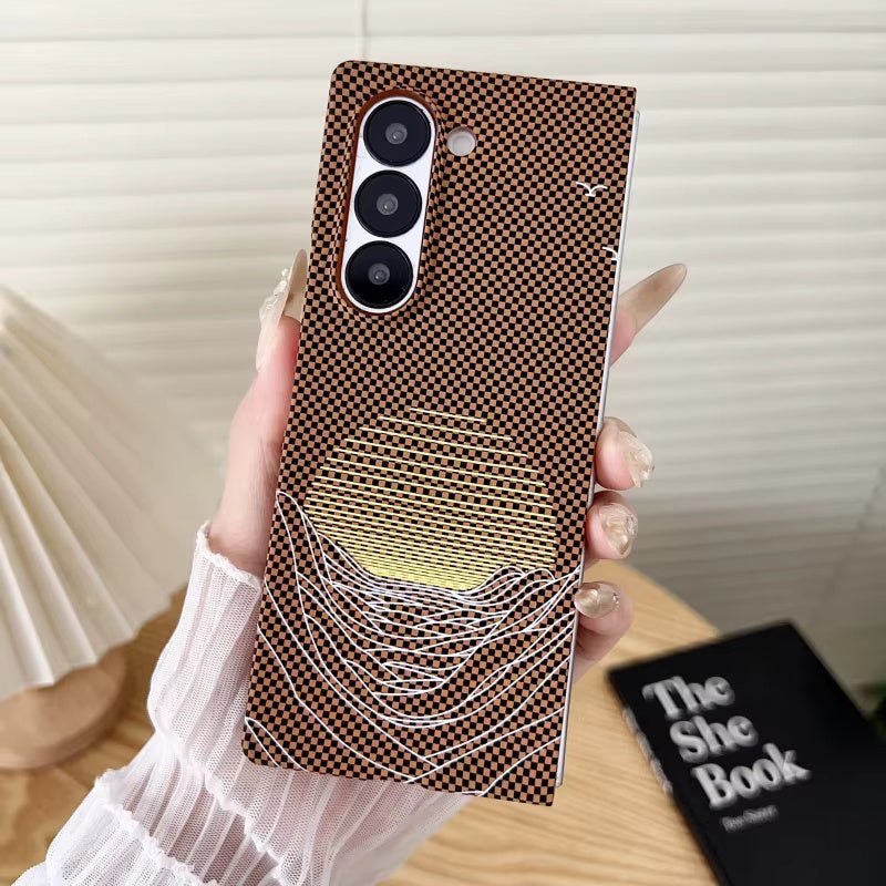 Carbon Sunset Case For Samsung Fold