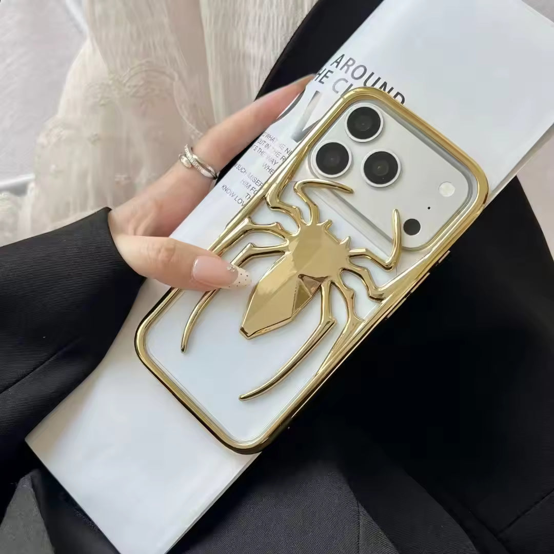 3D Spider Hollow Case For iPhone