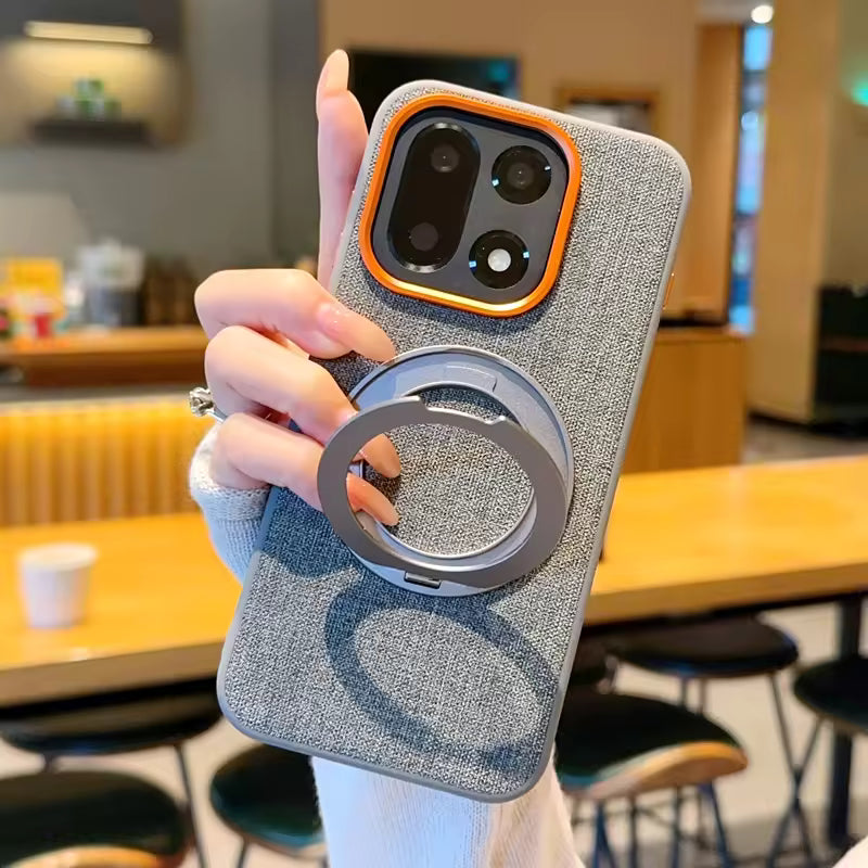 FabricRing Magnetic Stand Case For OnePlus