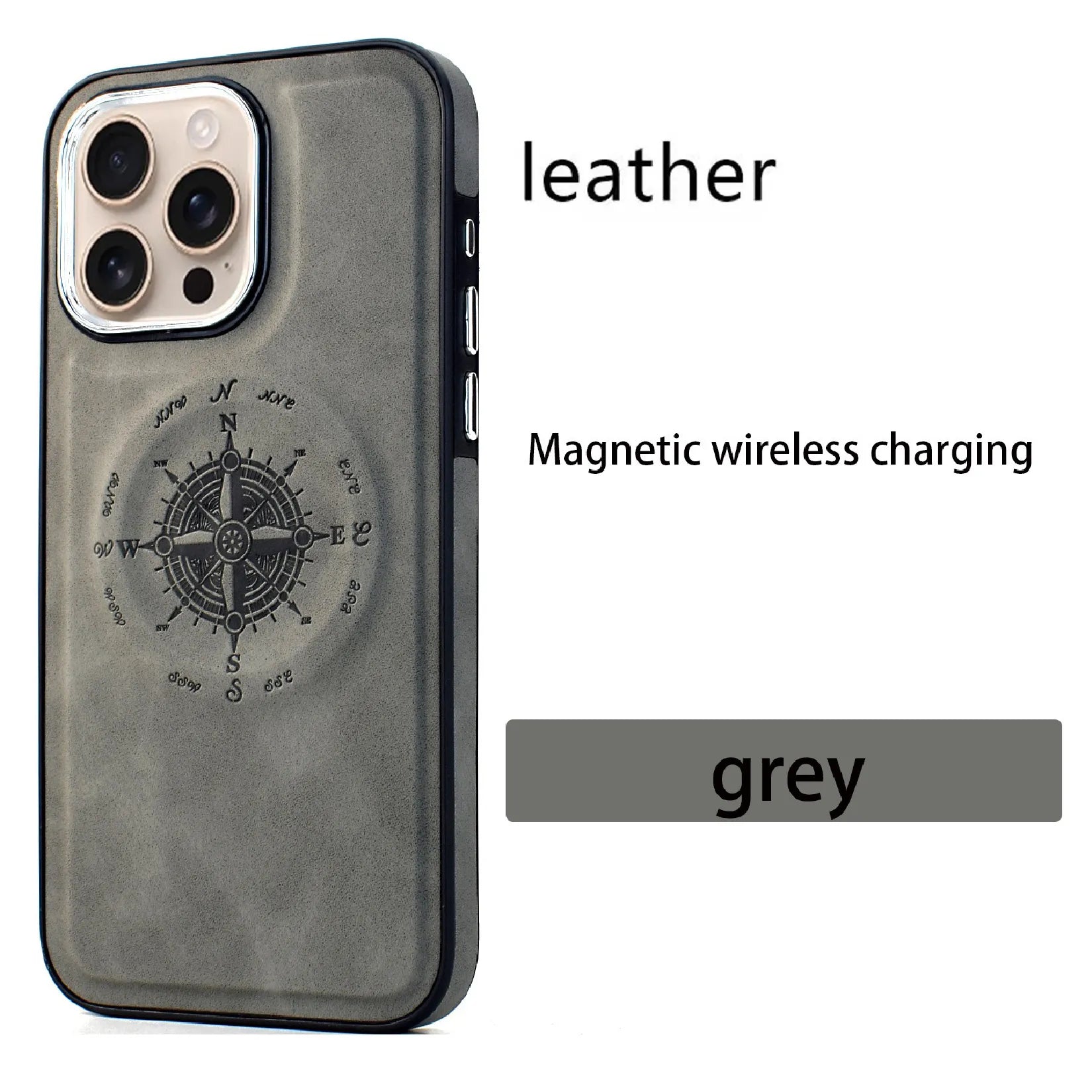Nautical Compass Magnetic Case For iPhone