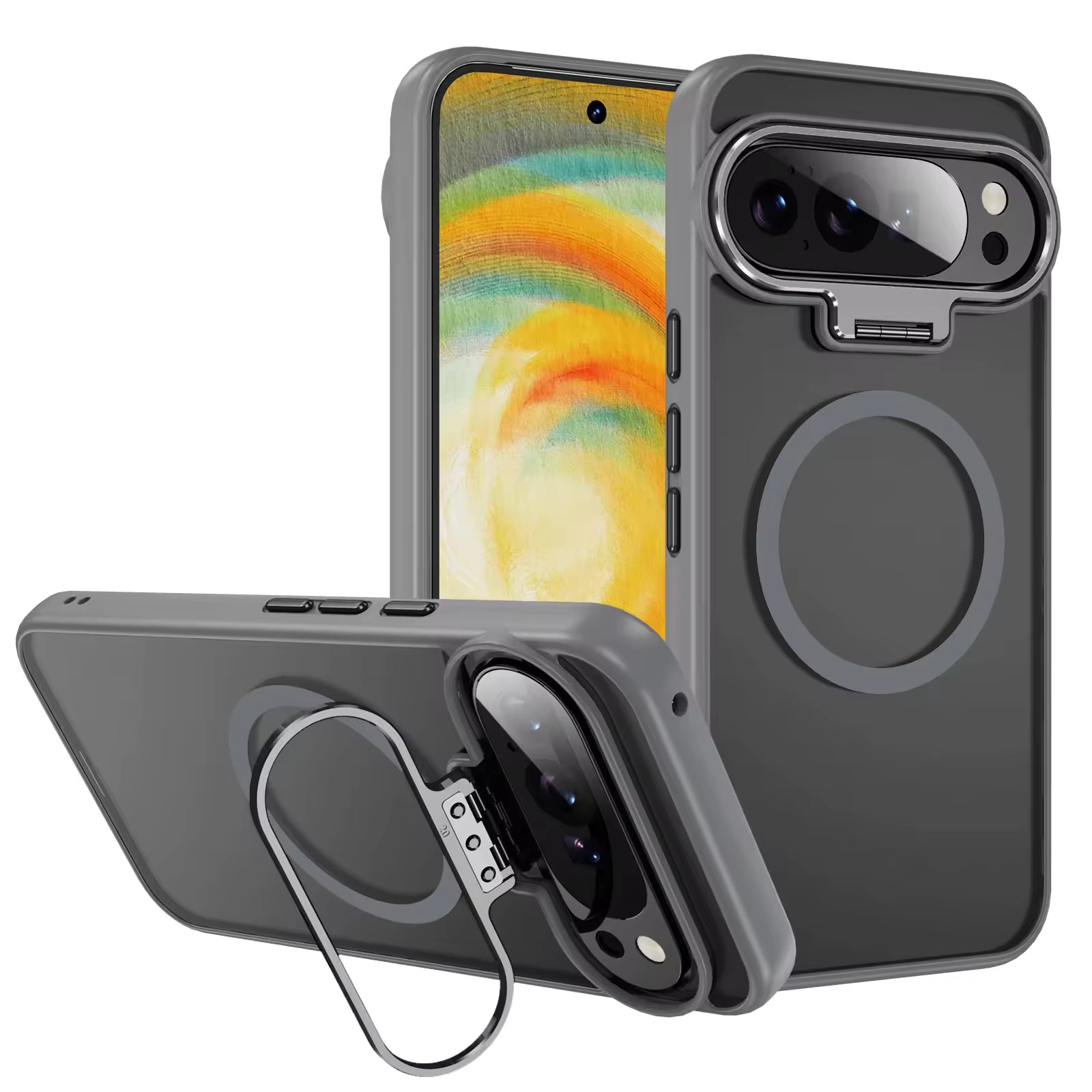 Metal LensStand Case For Google Pixel
