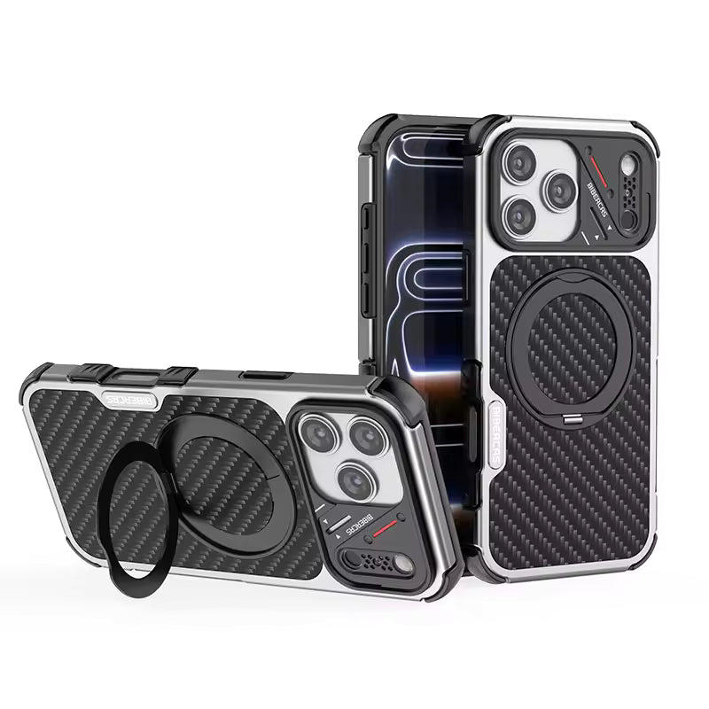 Cyber Rugged Carbon Case For iPhone