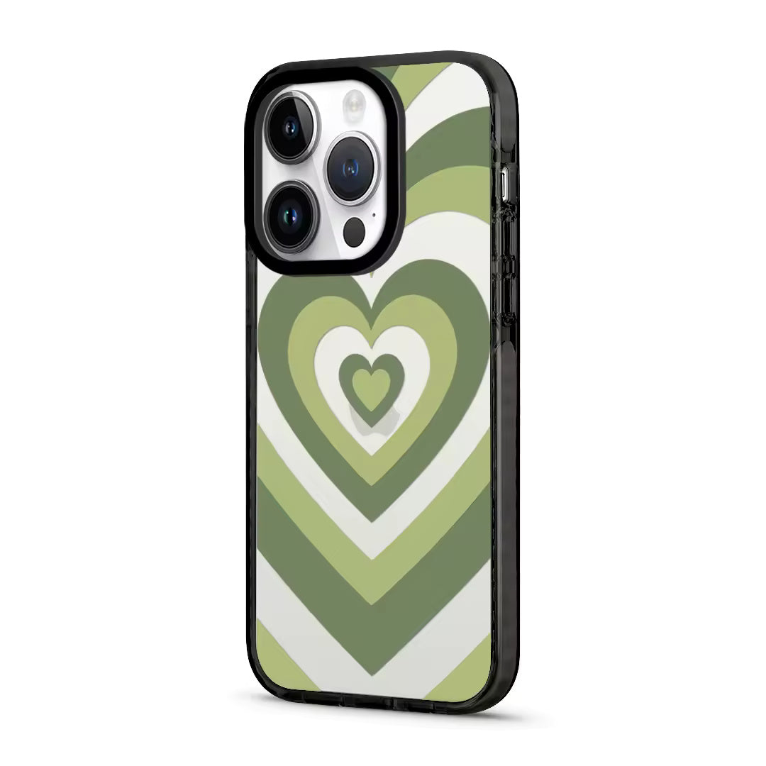 Heart Wave Clear Case For iPhone