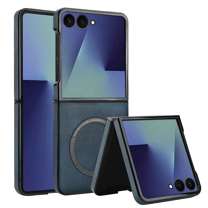 LeatherRIng Case For Samsung Flip