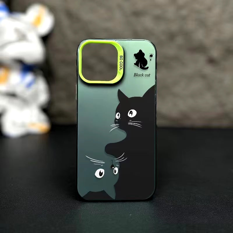 Creative Cat Art Fashion Case For iPhone