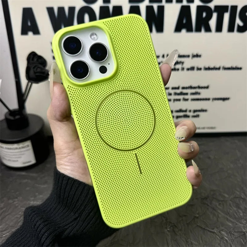 Breathable Mesh Texture Case For iPhone