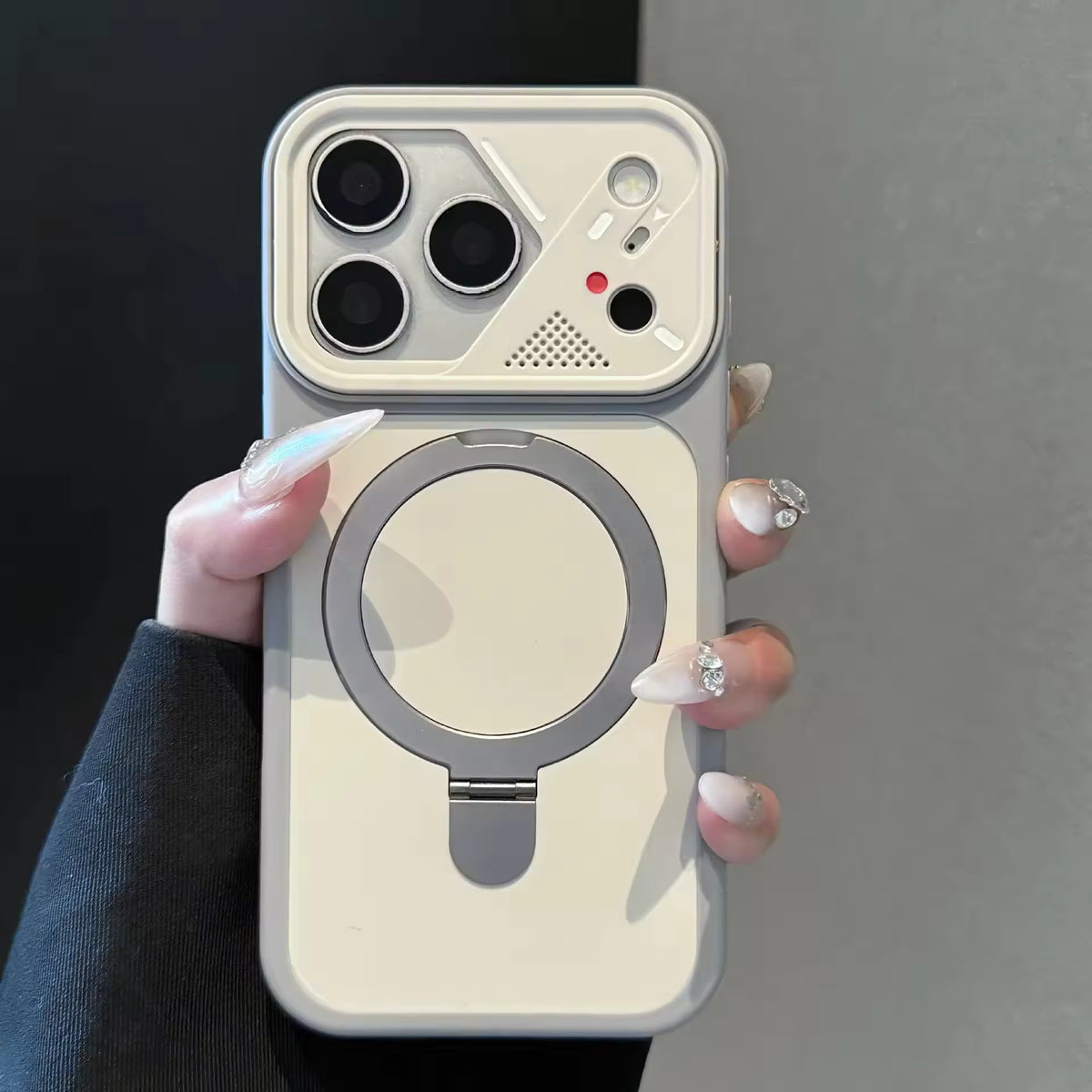 TPU Phone Case With Metal Ringstand for iPhone