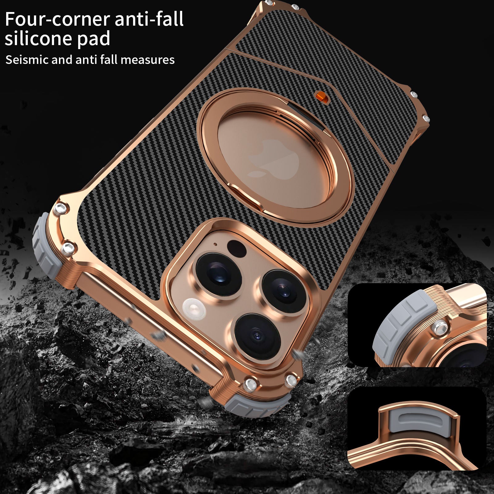 POPopen Shockproof Case For iPhone