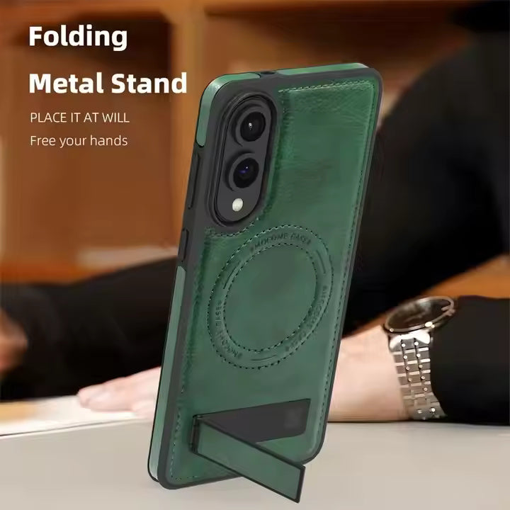 LeatherStand MagSafe Case For Samsung Edge