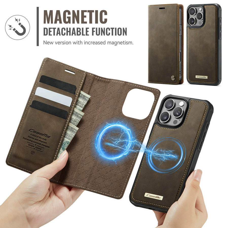 Detachable Flip Wallet Case for iPhone