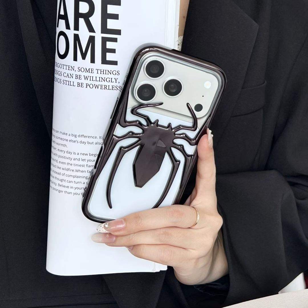 3D Spider Hollow Case For iPhone
