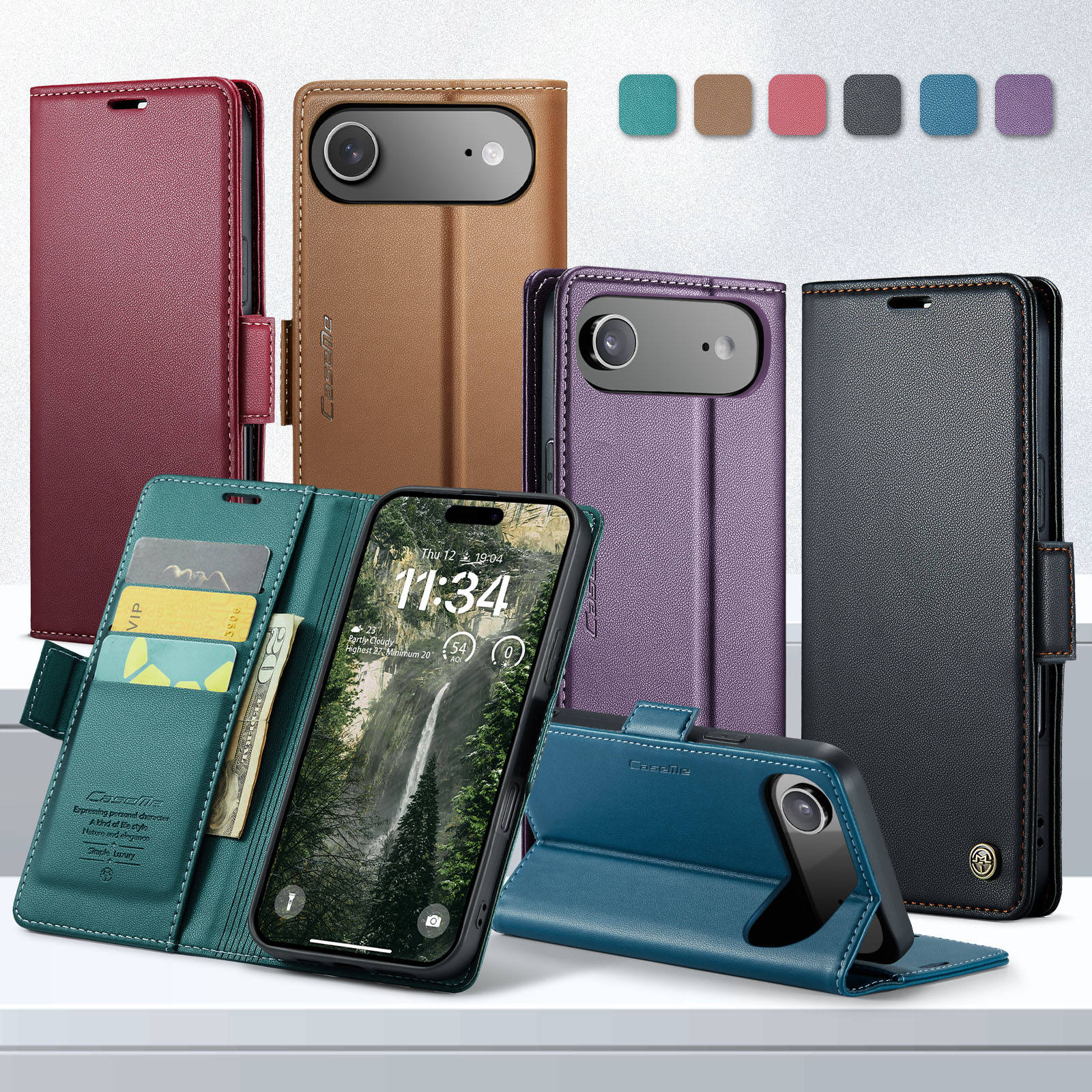 Professional Flip Wallet Case For iPhone