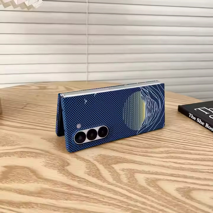 Carbon Sunset Case For Samsung Fold