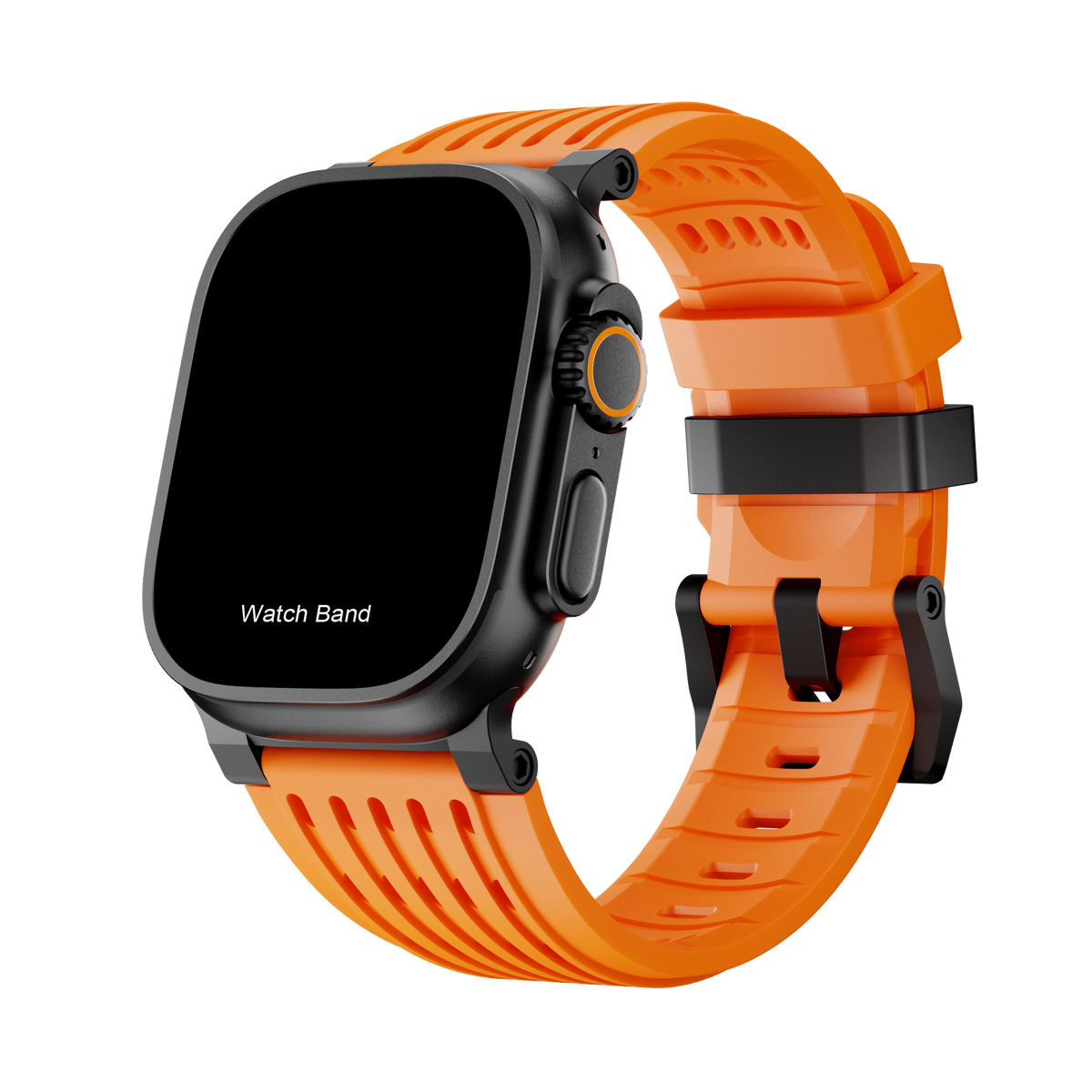SportAdjustable PinBuckle Silicone Strap