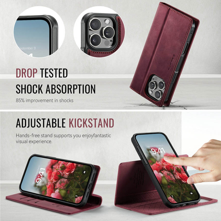 Detachable Flip Wallet Case for iPhone