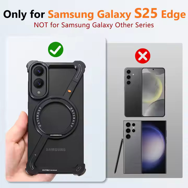 Luxury Z Shape Metal Case For Samsung Edge