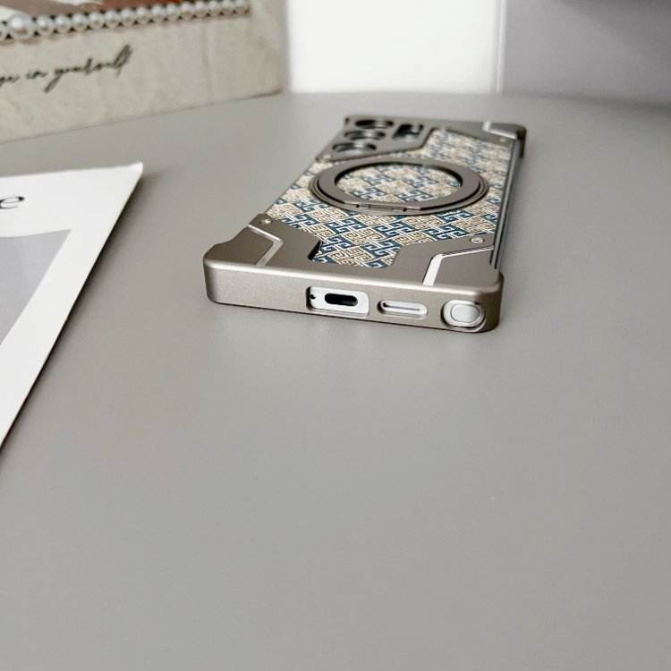 Geo Pattern Metal Case For Samsung