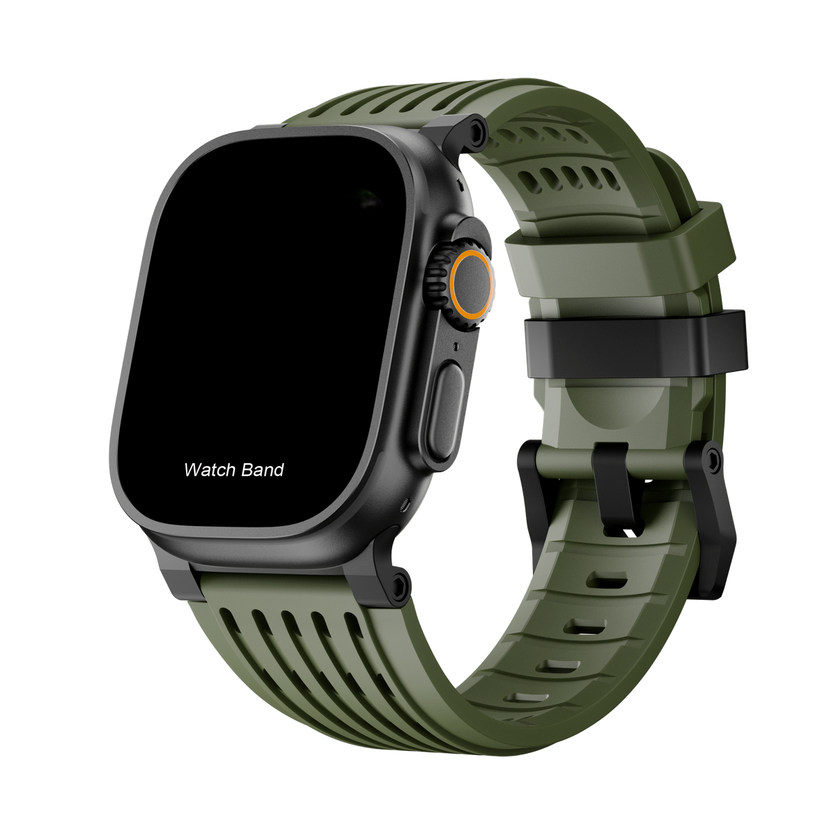 SportAdjustable PinBuckle Silicone Strap