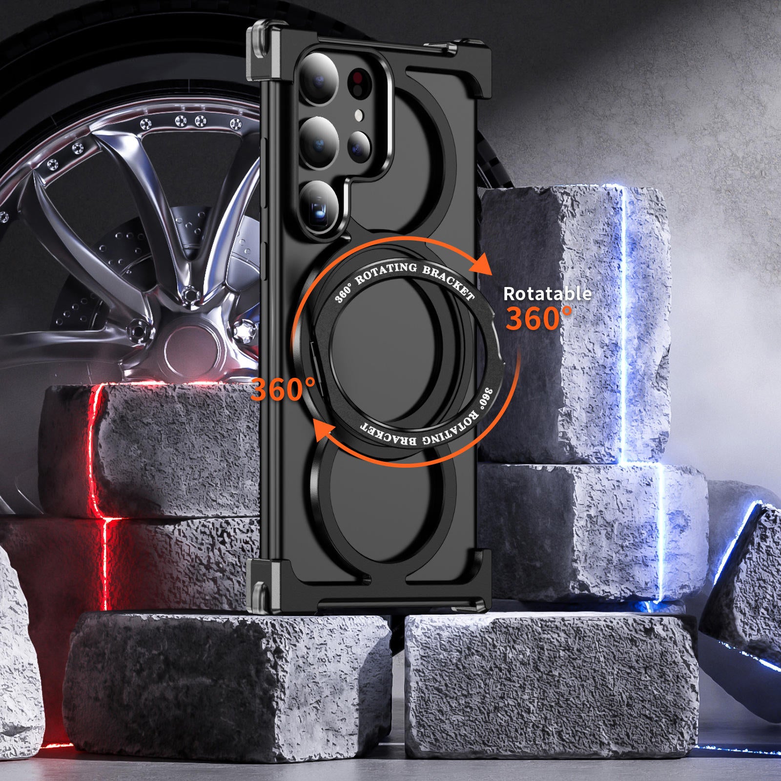 TriRing Metal Case For Samsung