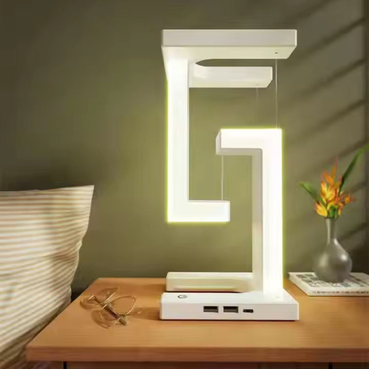 Anti Gravity Reading Desk Light With Wireless Charging