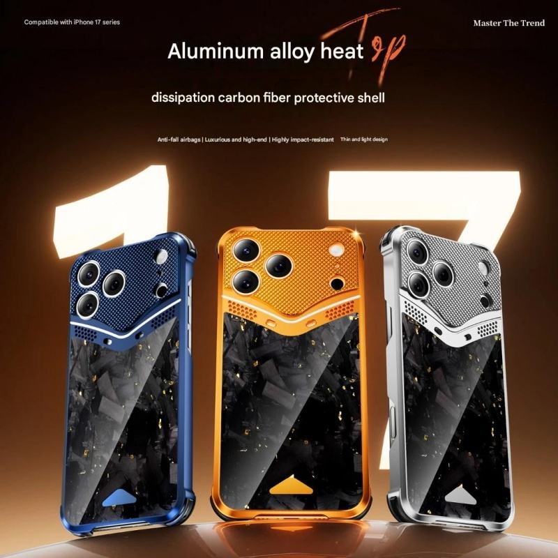 CarbonCore Metal Armor Case For iPhone