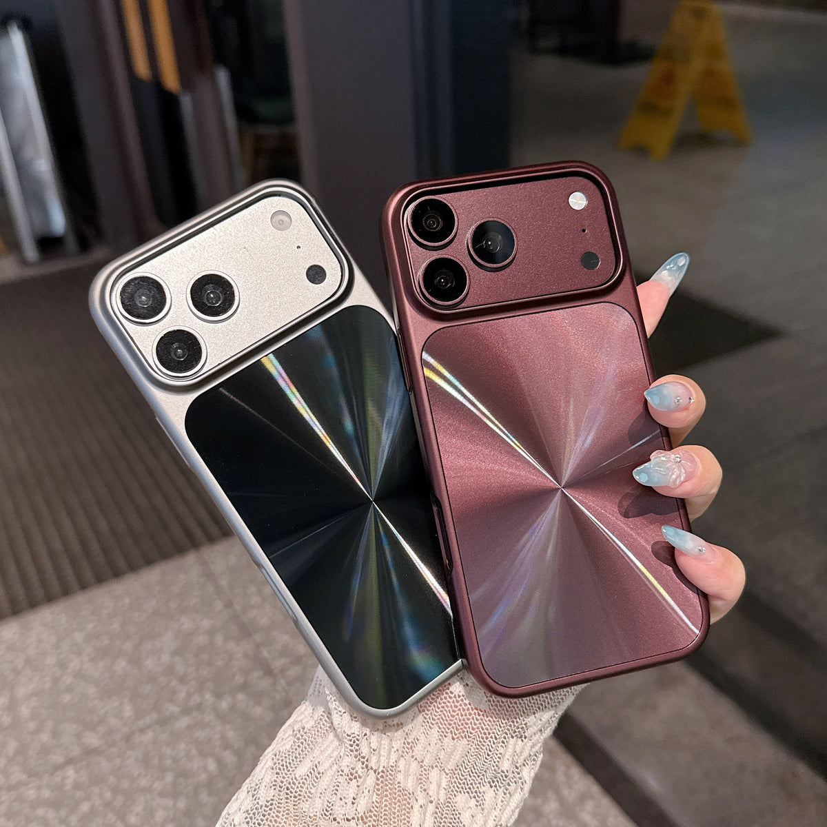 Geometric Starburst Shockproof Protective Case for iPhone