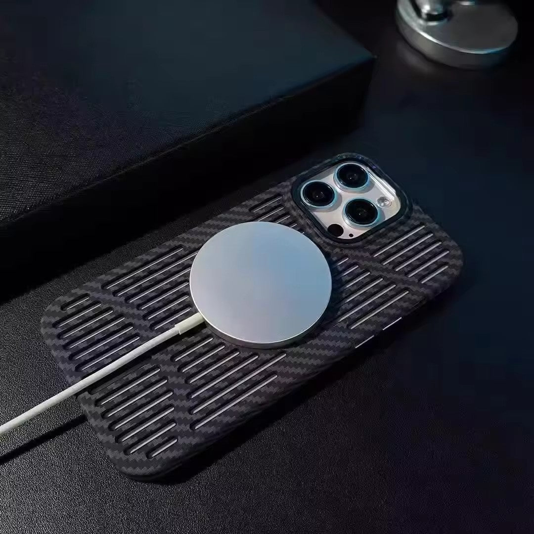 Business Carbon Fiber Heat Dissipation Case