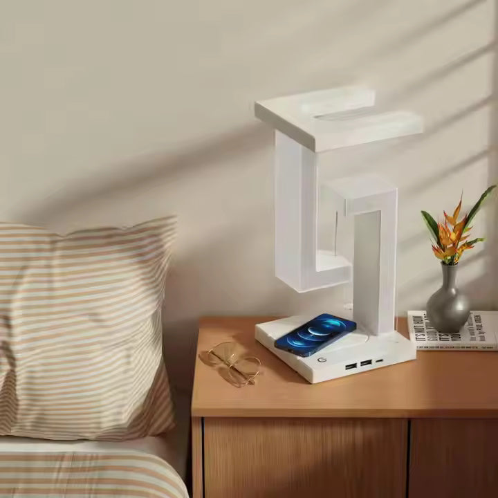 Anti Gravity Reading Desk Light With Wireless Charging