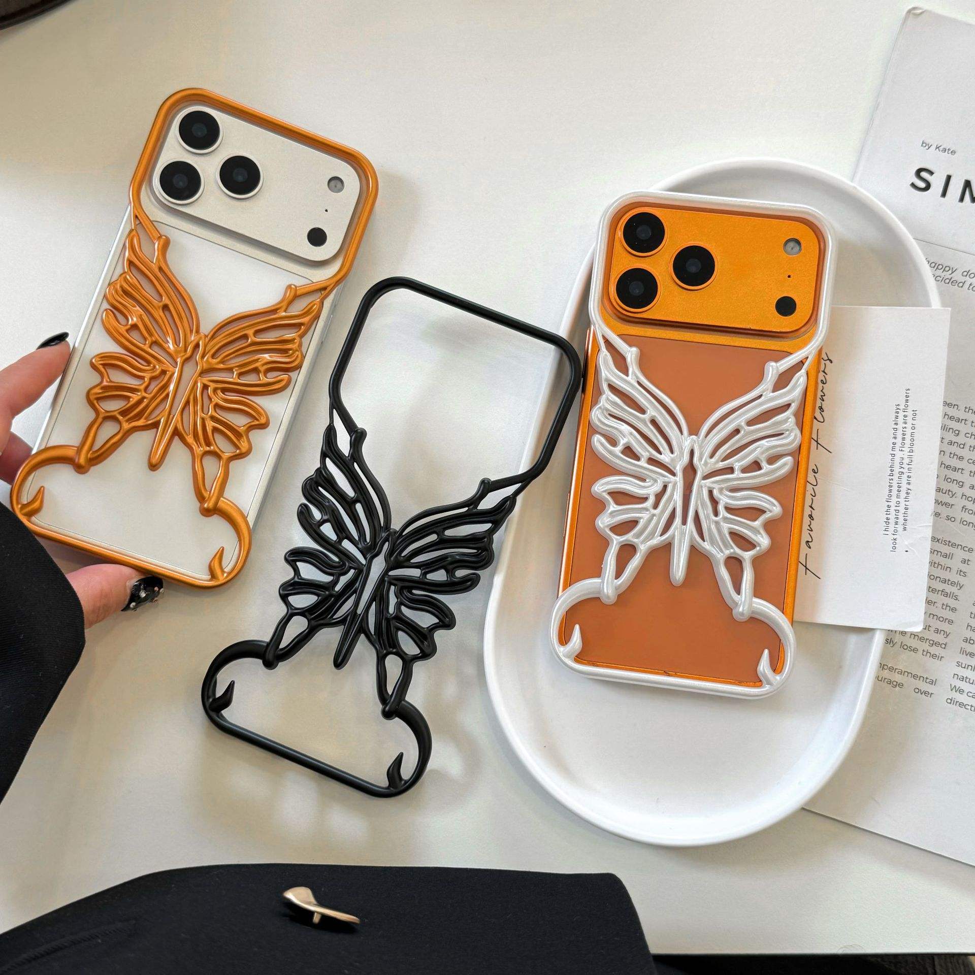 Butterfly Muse 3D Hollow iPhone Case