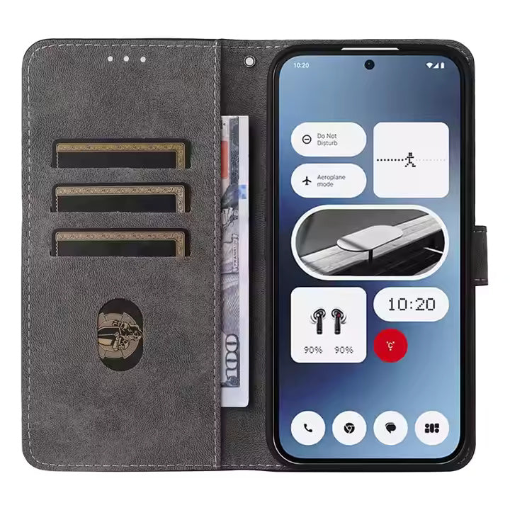 Flip Wallet Leather Case For Nothing