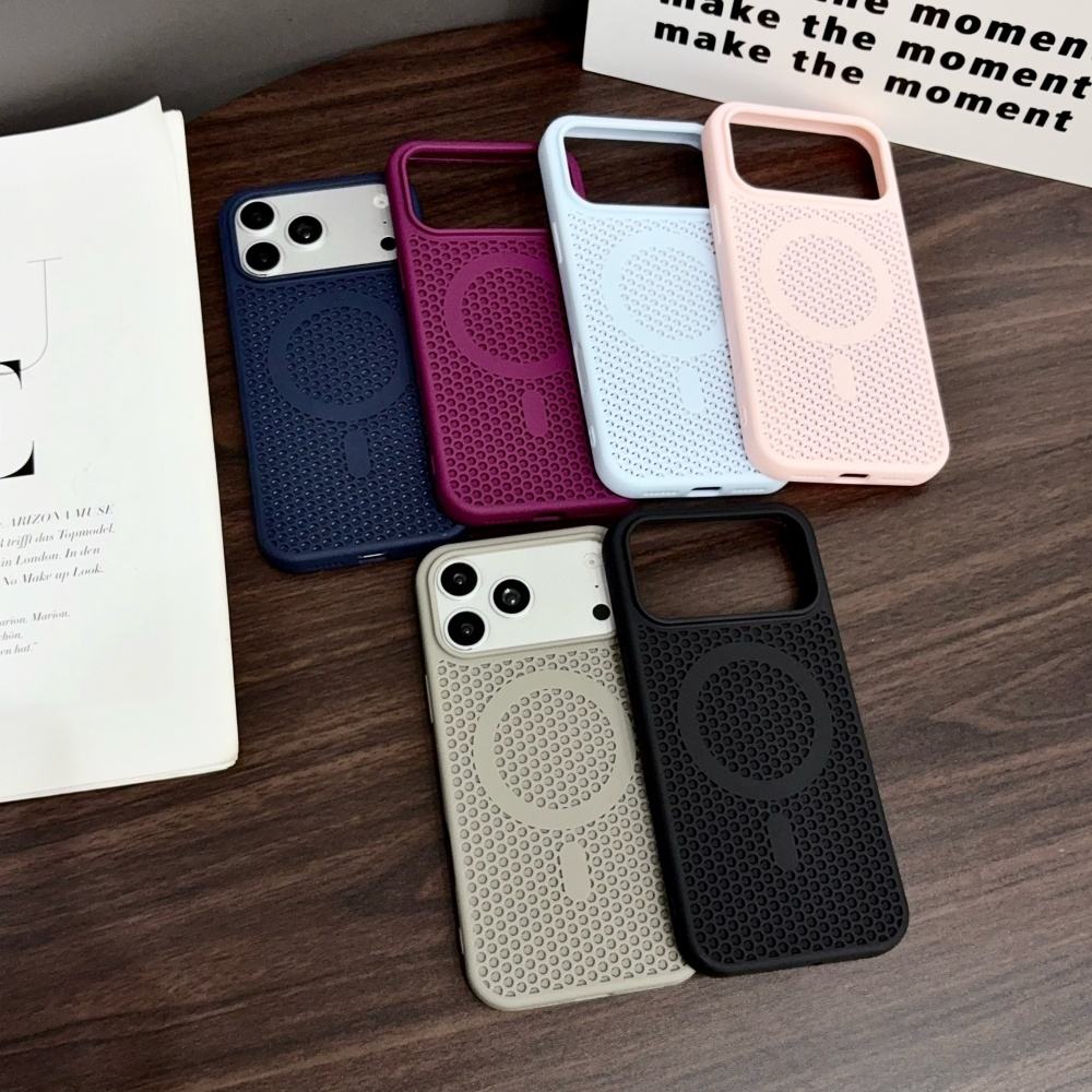 Perforated Magnetic Phone Case for iPhone