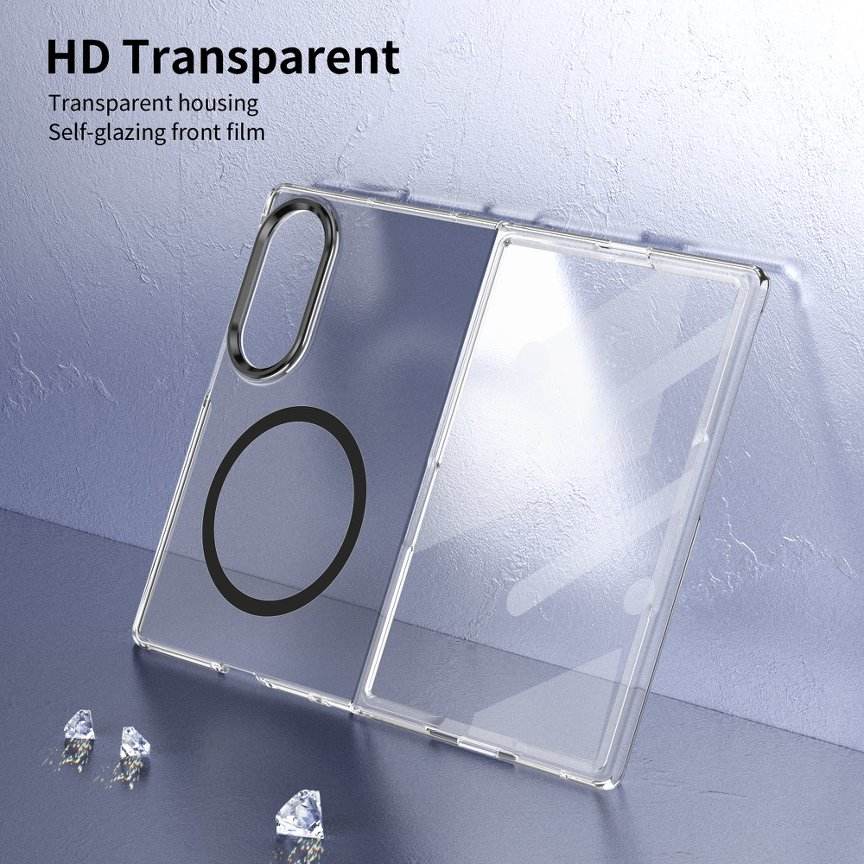 GlassFront ColorBorder Case For Samsung Fold