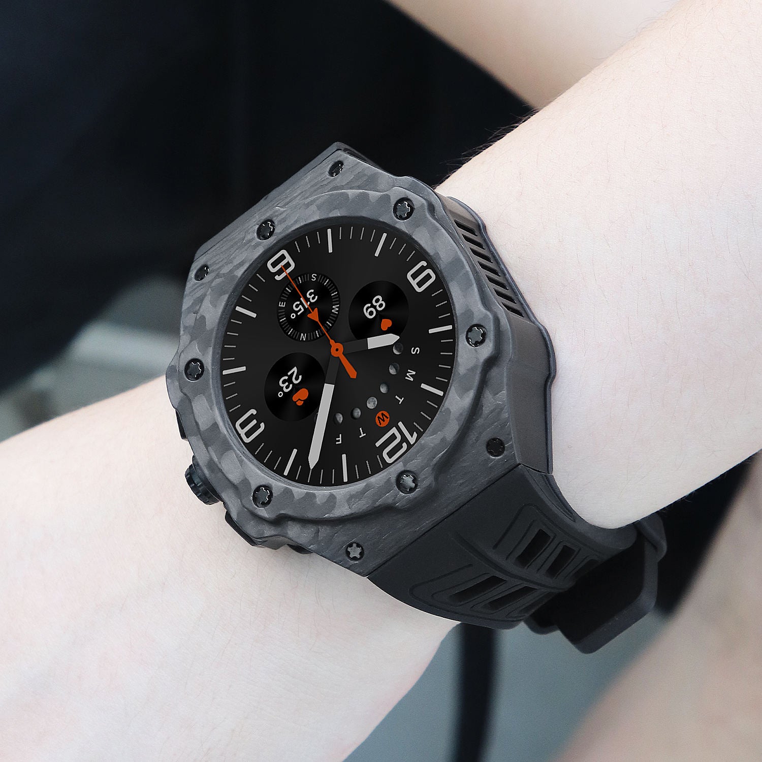 Carbon Fiber Watch Case For Samsung Watch