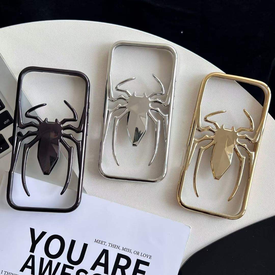 3D Spider Hollow Case For iPhone