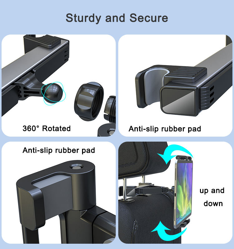 Car Headrest Tablet Mount