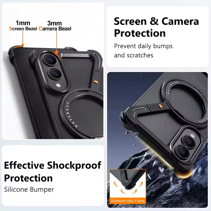 Luxury Z Shape Metal Case For Samsung Edge