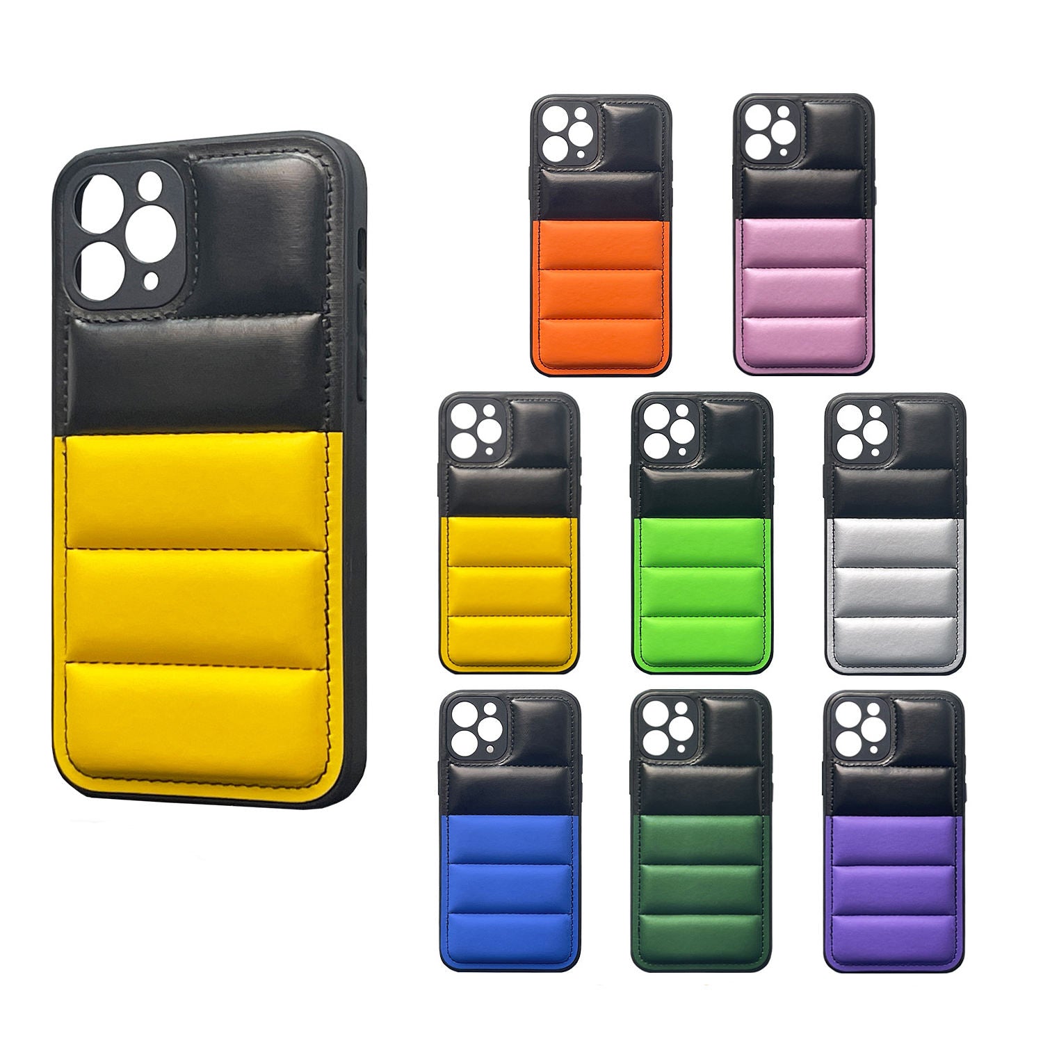 DownJacket DualColor Case For iPhone